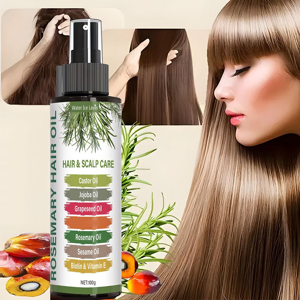 Hair Care For Hair Growth - 100 グラムローズマリーオイル頭皮集中エッセンスケアダメージや毛深い髪のためのケア女性男性のための髪の成長光沢のある髪