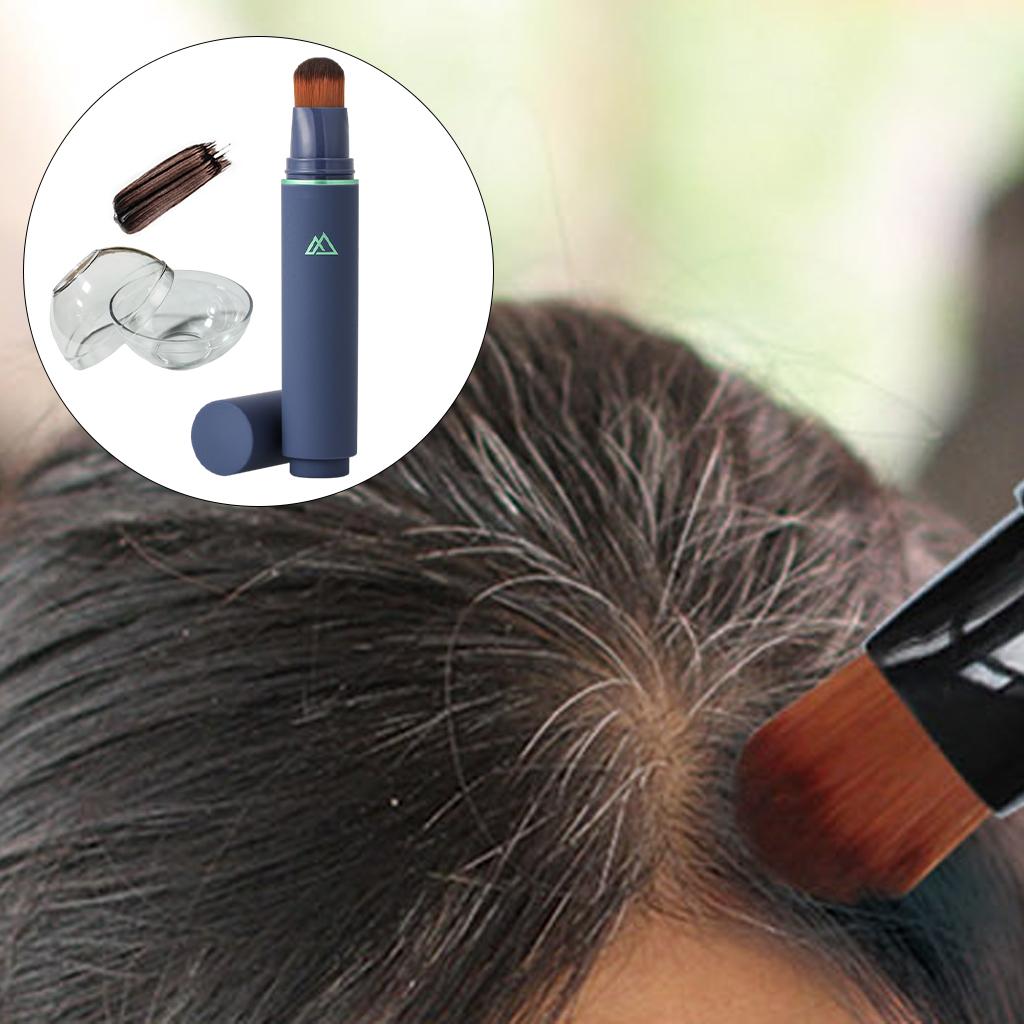 Hair Care Cream - ヘアダイブラシペン ポータブル 20ml 一時的なカラースティック サロン・自宅用 白髪隠し