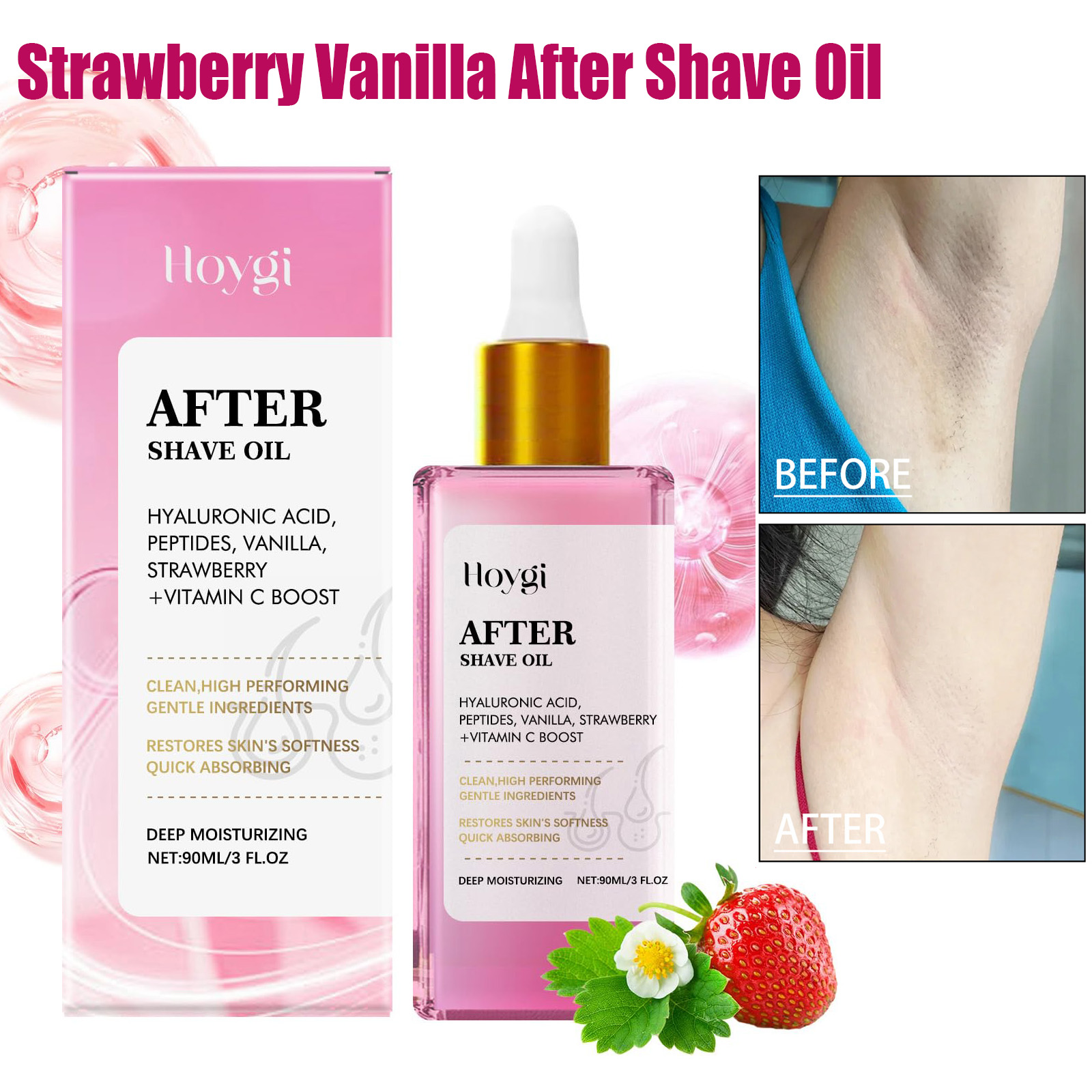 アフターシェーブオイル ストロベリーの香り 肌を滑らかにする - Hair Care Cream のレビューと価格