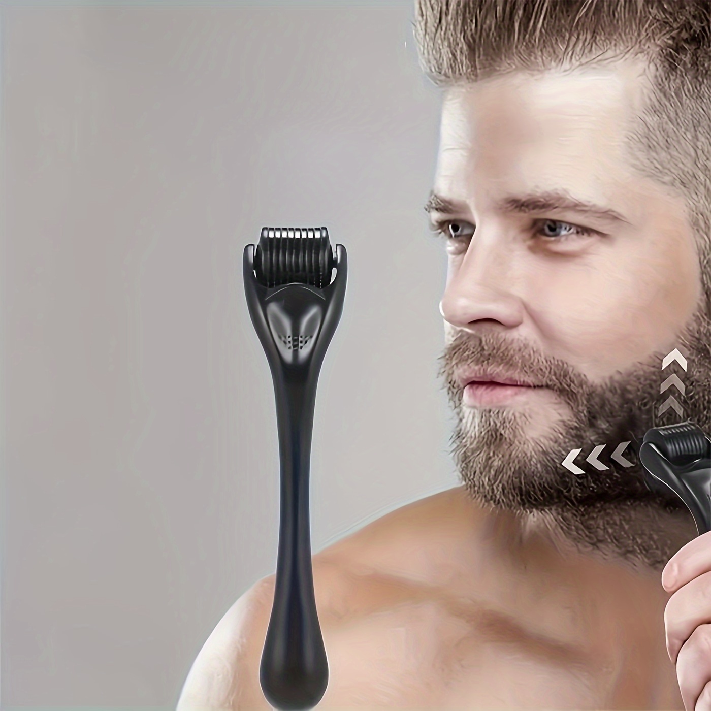 男性用ひげ成長ローラーキット、男性用ひげ成長栄養、脱毛防止、 - Hair Care For Hair Growth のレビューと価格