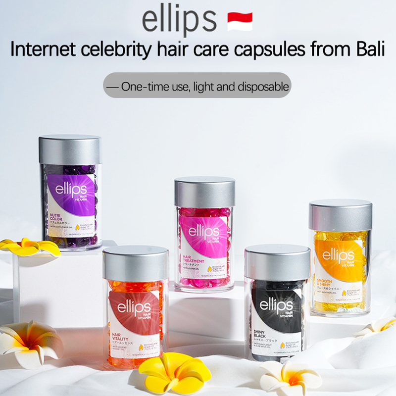 インドネシア ELLIPS ヘアビタミン ケラチンコンプレッ - Hair Care Indonesia のレビューと価格