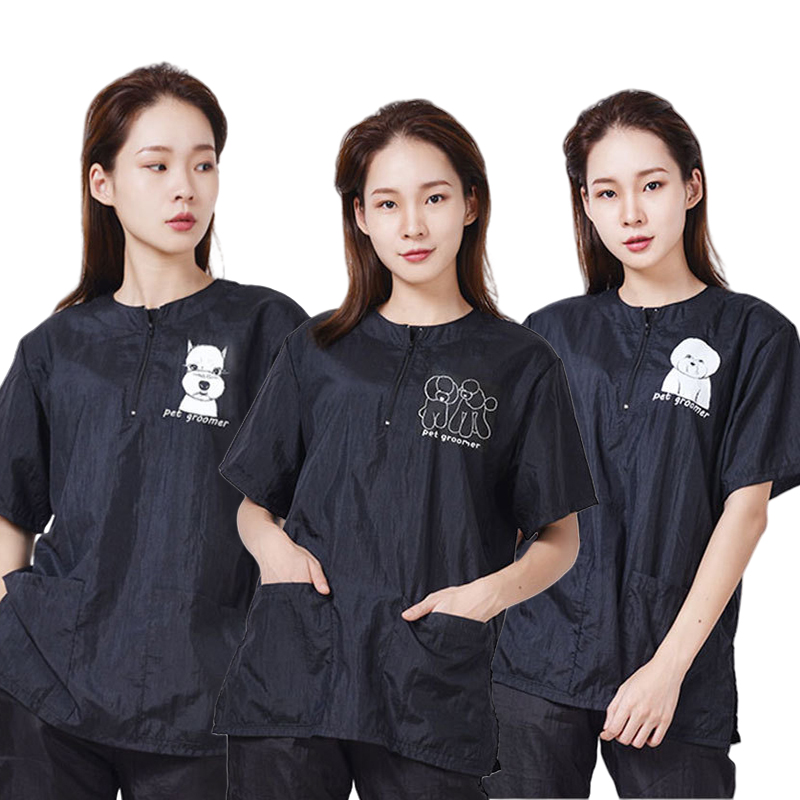 S-3XLペットグルーマージャケットペットショップ病院ノンス - Hair Care Works のレビューと価格