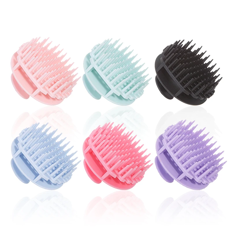 新しいシリコンシャンプー頭皮ヘアマッサージブラシ、ヘッドスク - Scalp Scrub Exfoliant のレビューと価格