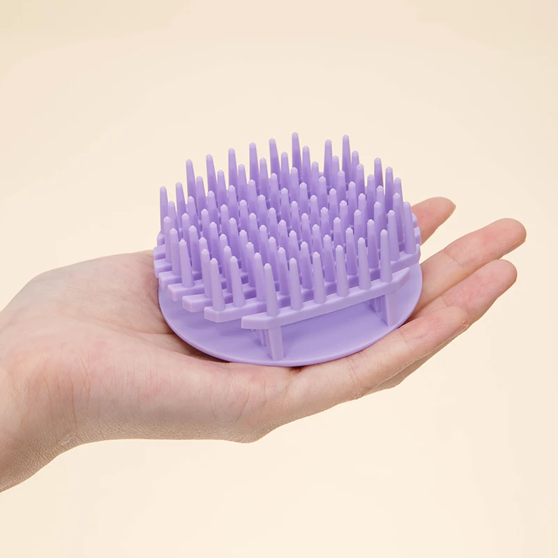 新しいシリコンシャンプー頭皮ヘアマッサージブラシ、ヘッドスク - Scalp Scrub Exfoliant のレビューと価格