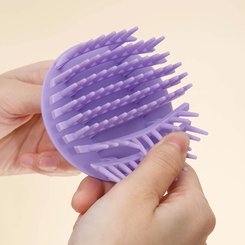 新しいシリコンシャンプー頭皮ヘアマッサージブラシ、ヘッドスク - Scalp Scrub Exfoliant のレビューと価格