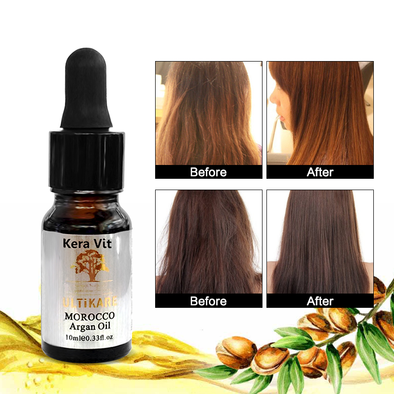 ホット販売モロッコアルガンオイルヘアケア用 3 個 * 10 - Keratin Treatment Set のレビューと価格