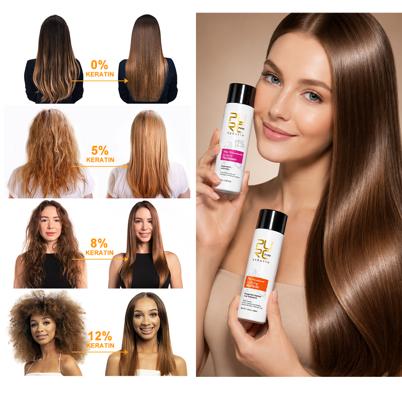 PURC ブラジル産ケラチンヘアトリートメント カーリーダメ - Keratin Treatment Set のレビューと価格