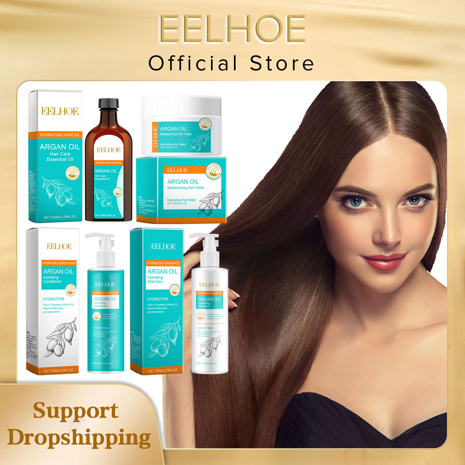 Eelhoe-モロカンアルガンオイルケラチンヘアトリートメン - Keratin Treatment Set のレビューと価格