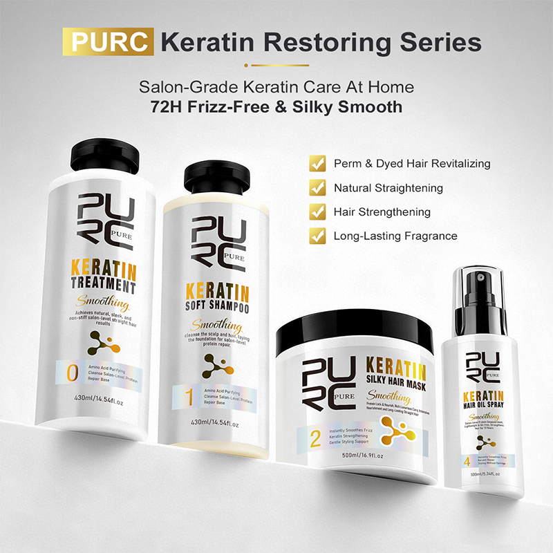 PURC ケラチントリートメント ヘアケアセット ストレート - Hair Care Cream のレビューと価格