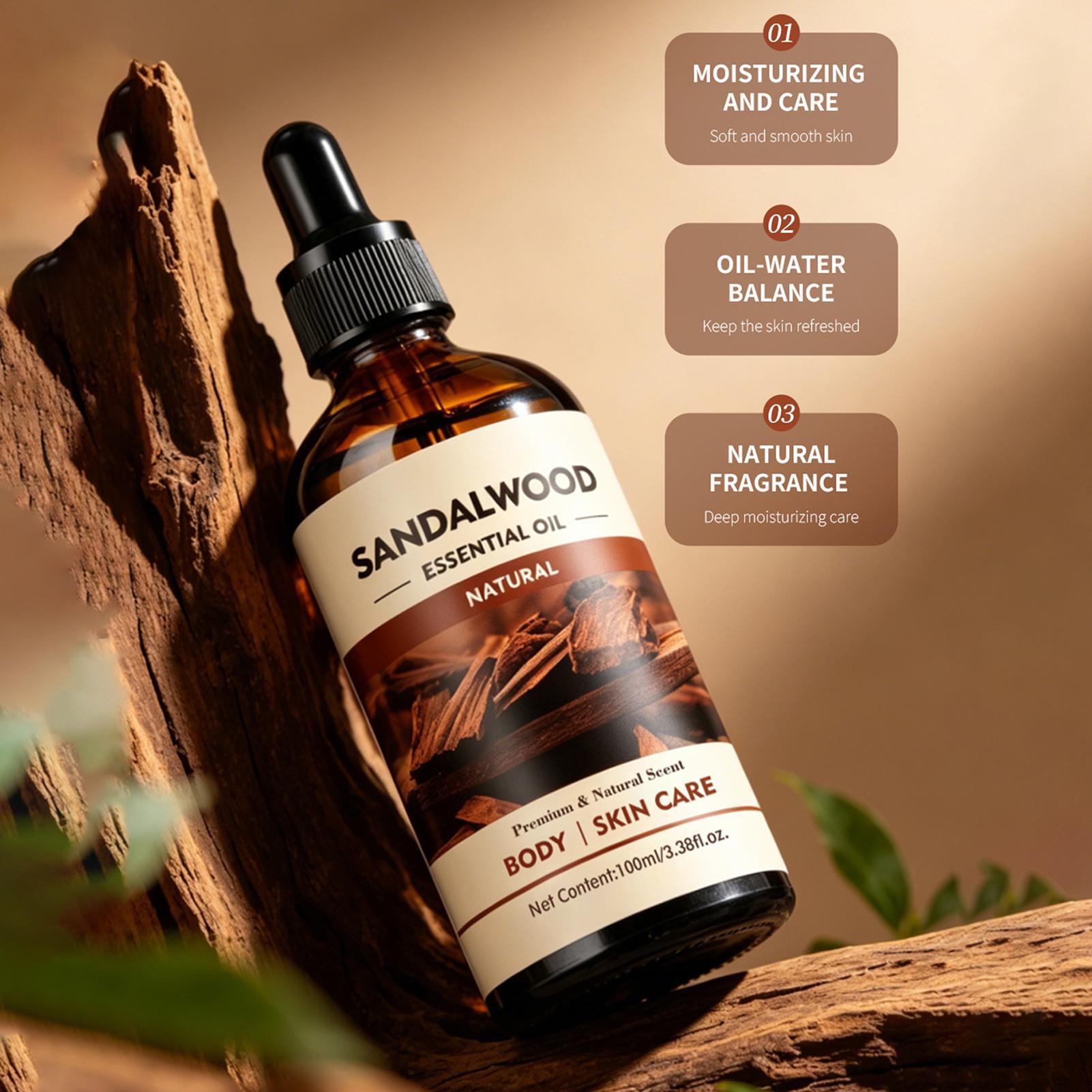 サンダルウッドフレグランスオイル 100ml 天然アロマセラ - Hair Care Natural のレビューと価格