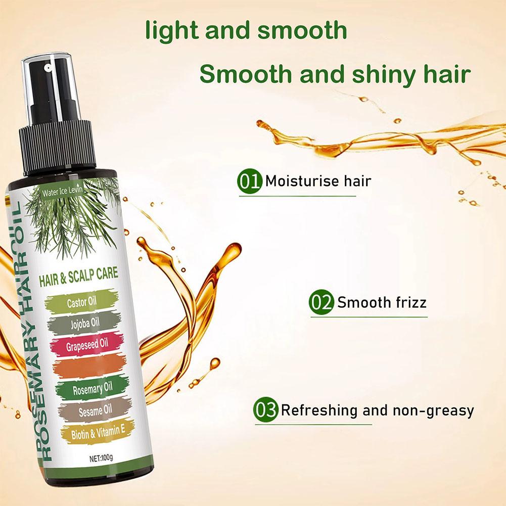 100 グラムローズマリーオイル頭皮集中エッセンスケアダメー - Hair Care For Hair Growth のレビューと価格