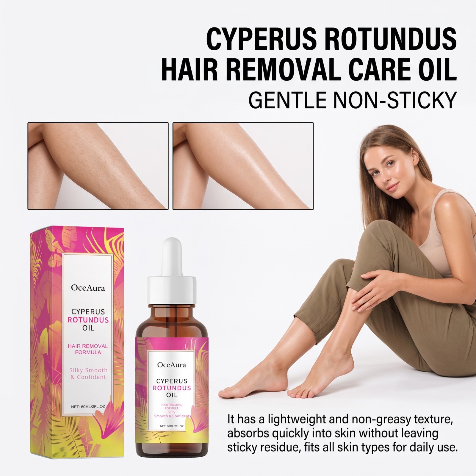 Cyperus Rotundus 脱毛ケアオイル なだめるよ - Hair Care Cream のレビューと価格