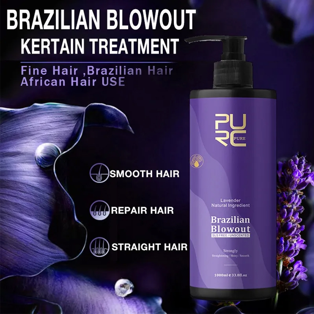 PURC ラベンダー 12% ブラジルケラチン縮毛矯正トリー - Keratin Treatment Set のレビューと価格